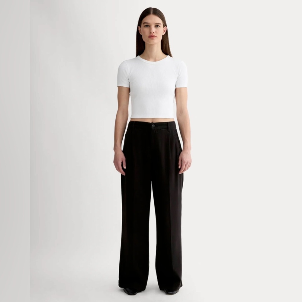 Everlane The Trouser‎ in Buttersoft in Black Size: 2, NWT